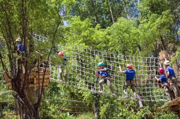 深圳~49.9抢购可拉熊黄线挑战~带上孩子去森林探险、释放心中激情