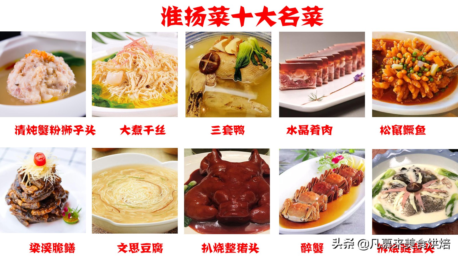 八大菜系50道年夜菜图片,年夜饭十大菜有哪些