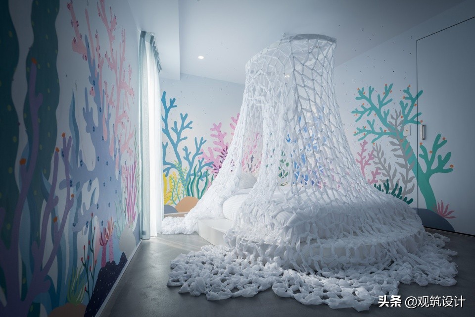 BnAAlterMuseum美术馆酒店，京都，艺术房间与垂直画廊