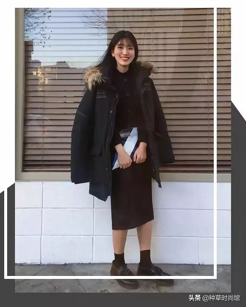 羽绒服裙子洋气,羽绒服裙子穿搭女高级感