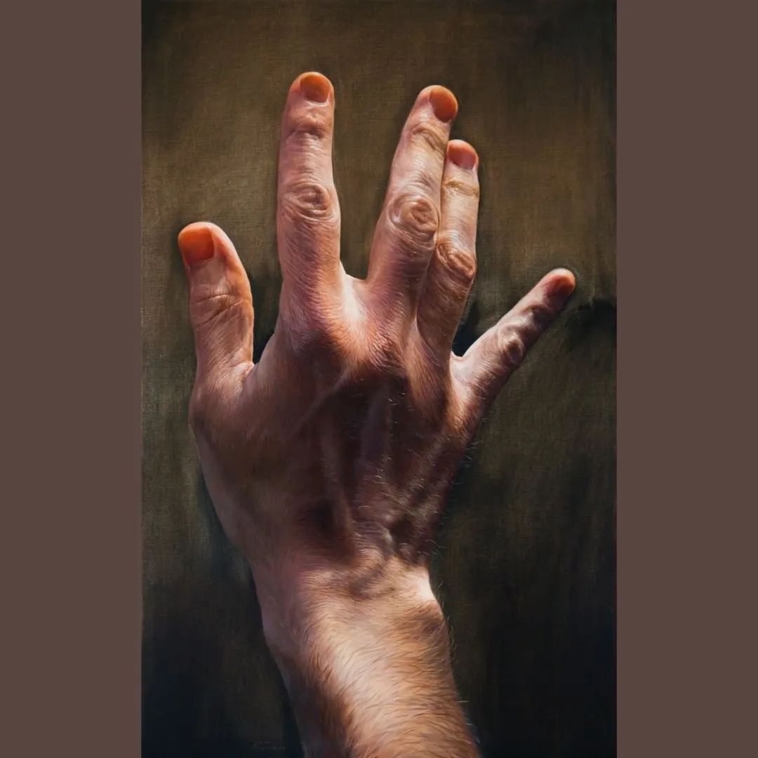 冷军超写实绘画图片,不输冷军的超写实画作