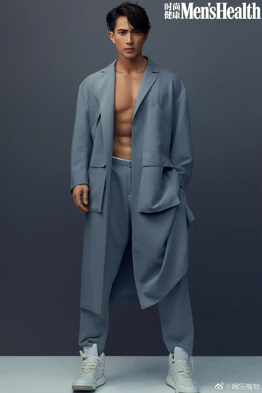 荷尔蒙爆棚的男明星的肌肉,痞帅行走的荷尔蒙男明星