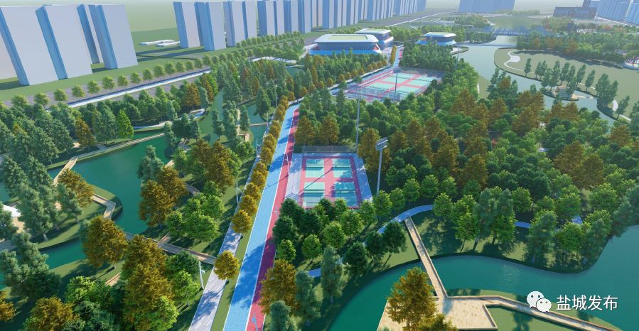 盐城发布的logo,盐城开发区体育主题公园