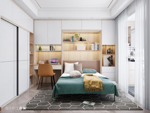 118平三室两厅主卧衣帽间,110平方三室一厅带衣帽间