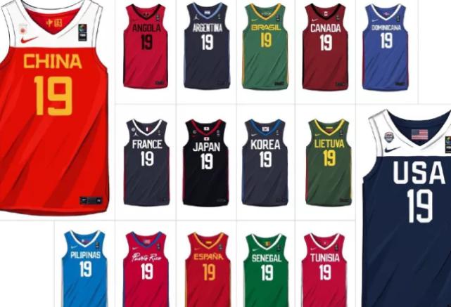 男篮最新球衣,中国男篮新一代球衣