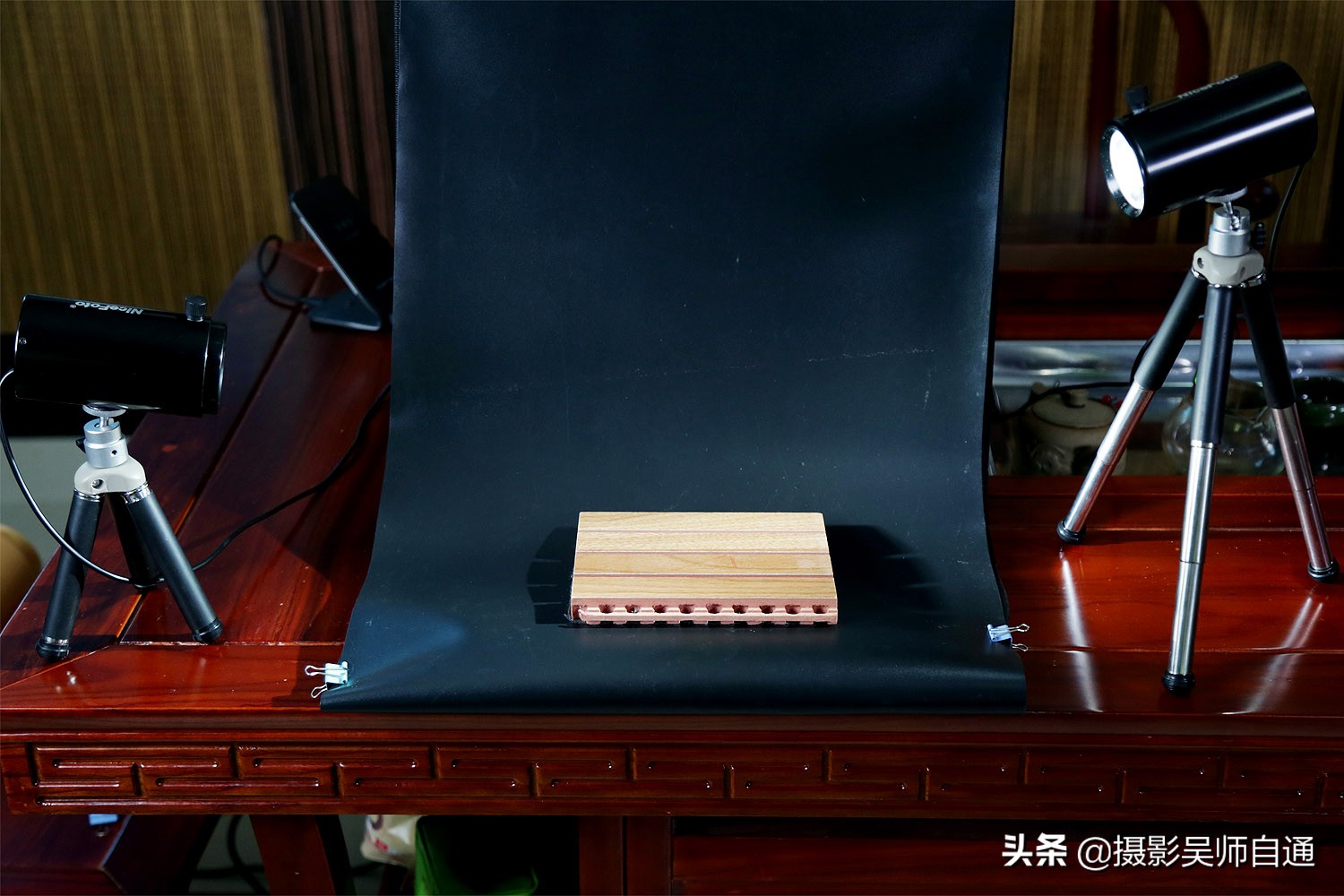 旧茶桌改造直播间,茶桌改造书法桌