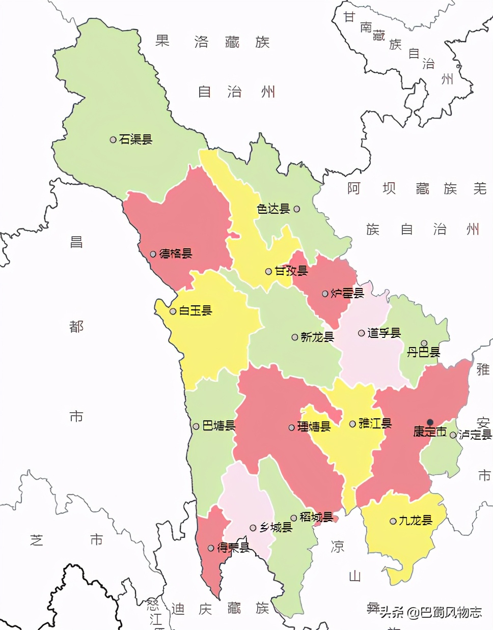甘孜州和阿坝州的山怎么不一样,甘孜阿坝和西藏的区别