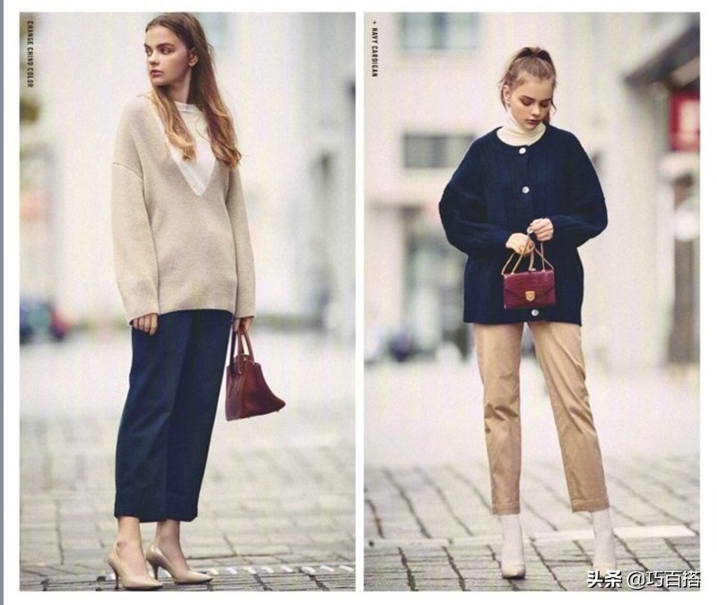 日系穿搭教科书杂志,日本时尚杂志穿搭轻熟少女风