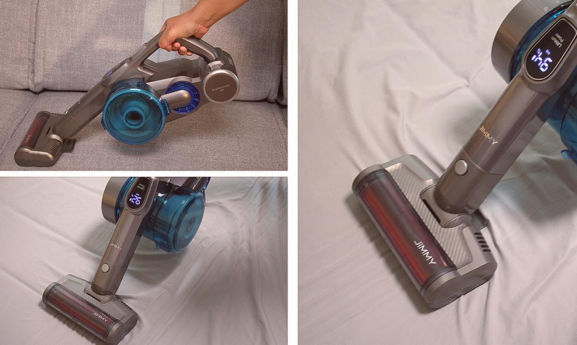 解决懒惰上瘾的吉米A6无线吸尘器：随手提，超强吸力更洁净