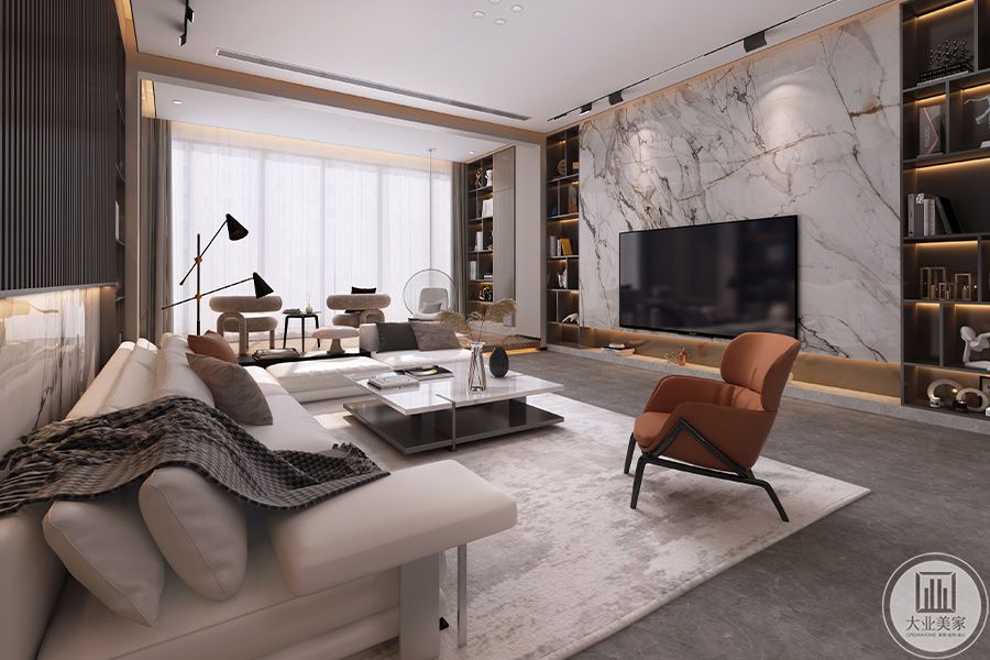 客厅中间较空用什么装饰一下较好,客厅大怎么装修布置好看