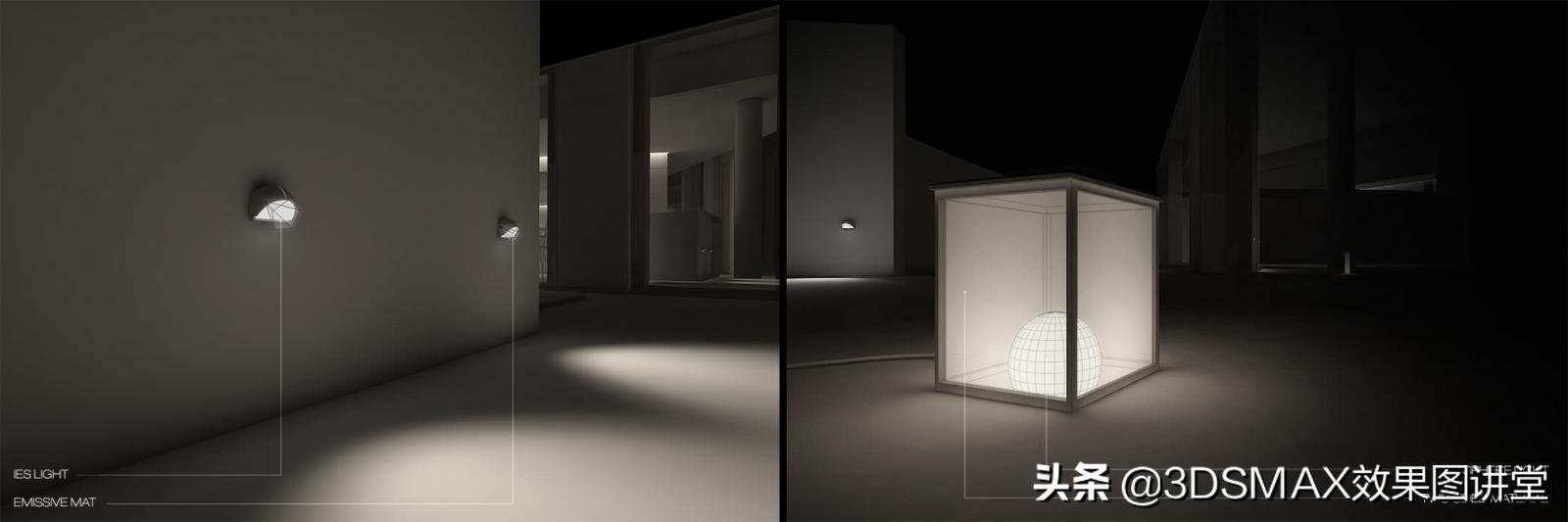 「室内效果图」3D效果图黄昏室内和室外的打光技巧