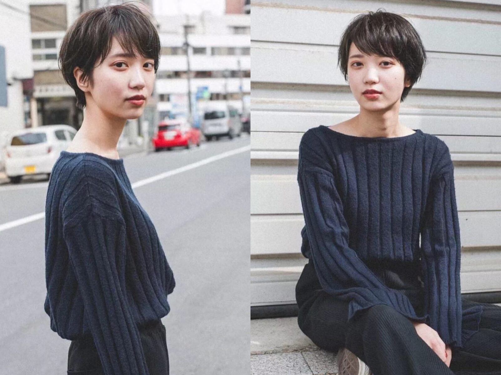 适合圆脸大脸女生短发发型图片,大脸短发烫发女2021流行发型减龄