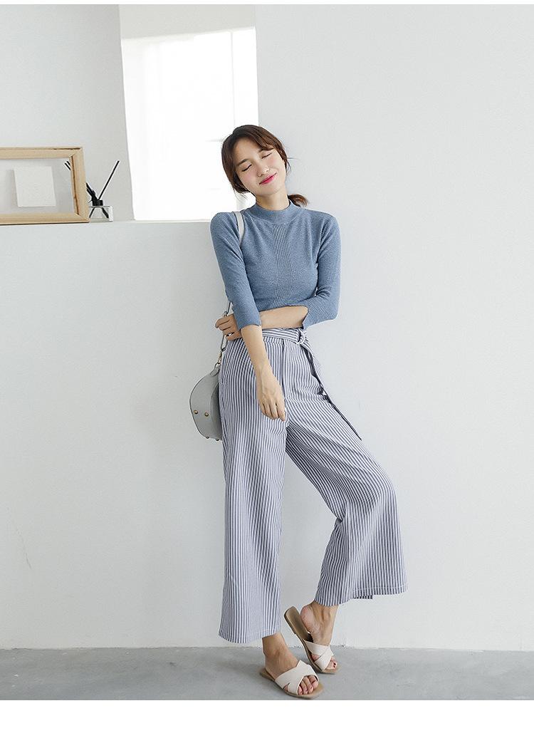 宽松针织衫慵懒薄款初秋破洞,慵懒风针织衫搭配