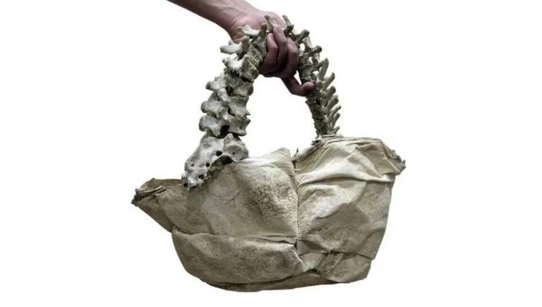 富二代人骨皮包的真实图片,人骨皮包真相曝光