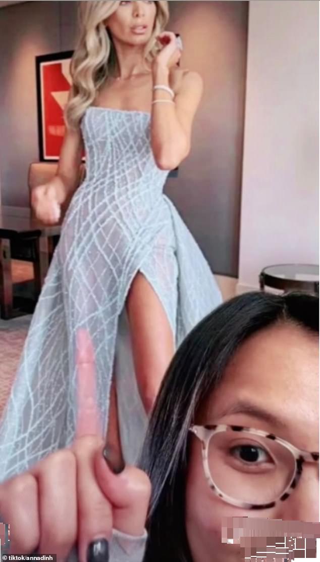 美国小姐姐网购1900元长裙，买家秀跟卖家秀差异大，笑掉大牙