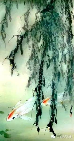 临岭南画派代表人物赵少昂笔意,赵少昂花鸟鱼虫作品