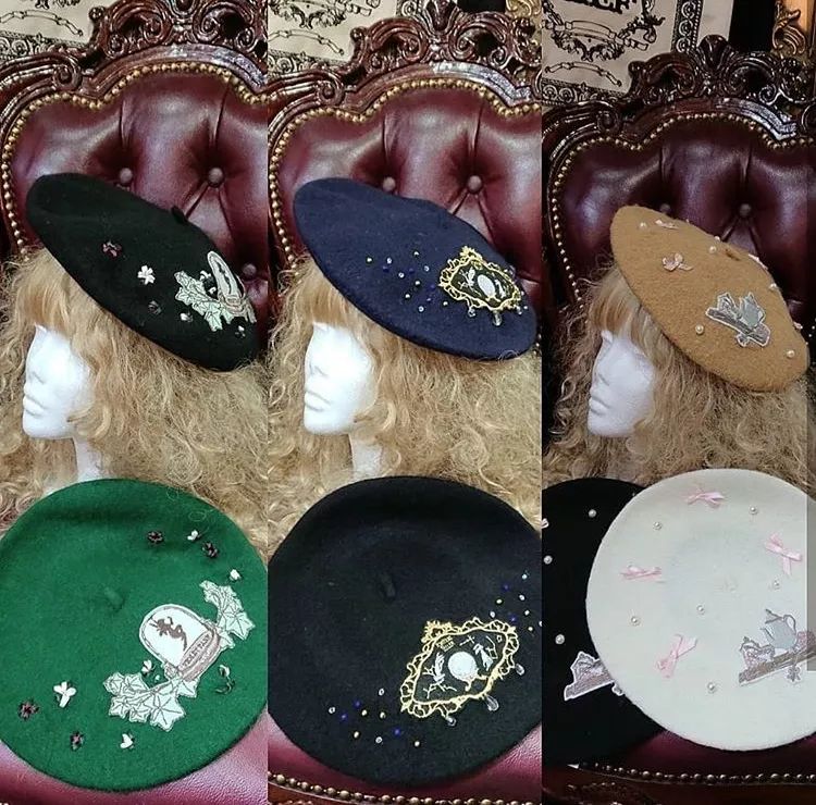 洛丽塔复古宫廷风轻洋装,紫红色洛丽塔洋装