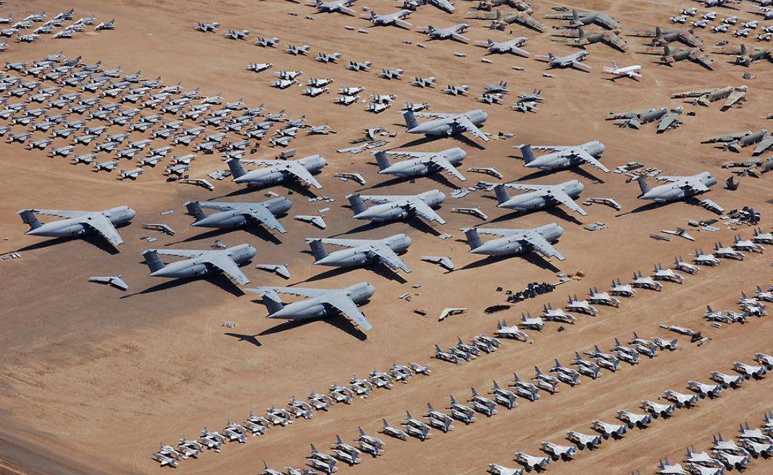 亚洲最大的飞机坟墓场,亚洲最大废弃飞机场