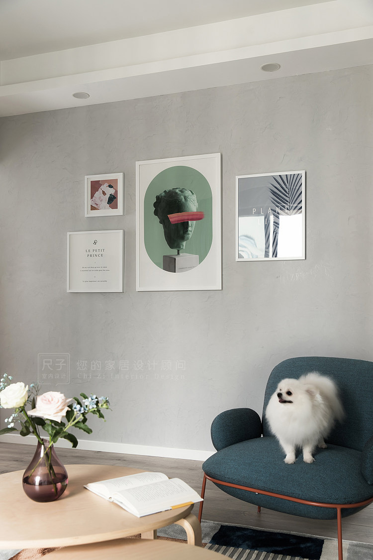 没有沙发墙的房子怎么设计好看,省钱设计房屋