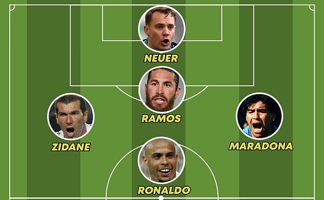 哈维心中的阵容,哈维阿隆索球员时期集锦