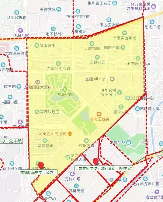 深圳龙岗区私立初中学校排名,深圳龙岗区小学初中学校