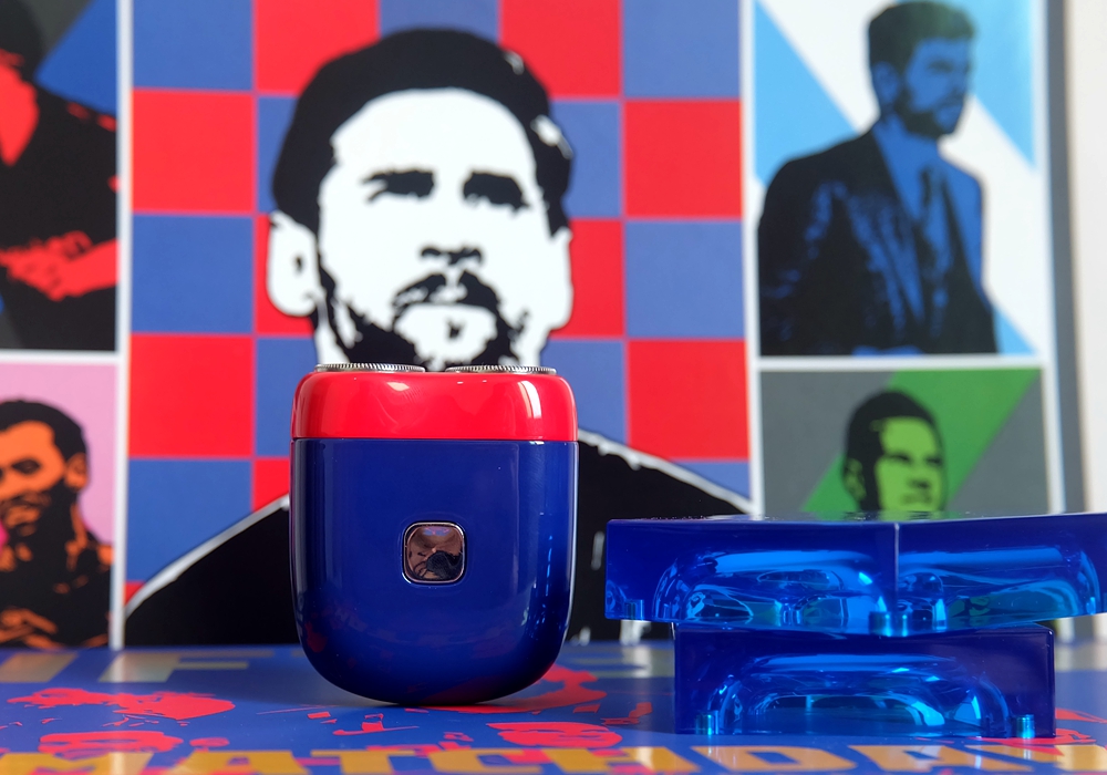 yoose剃须刀联名款有啥区别,迷你剃须刀巴塞罗那联名