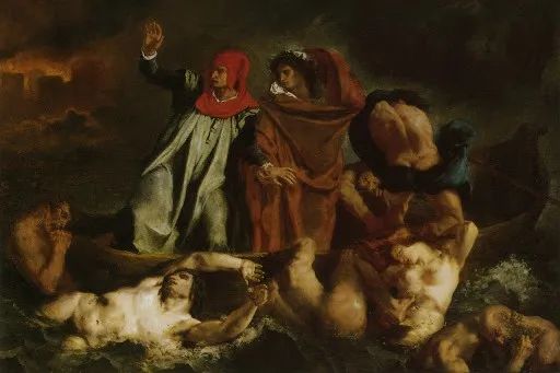 但丁的小舟流派,但丁流放时期