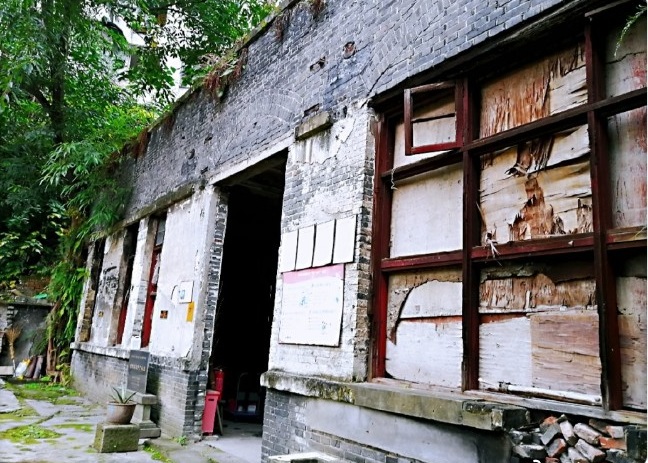 百年老宅发现神秘影子,重庆江北董家溪老照片