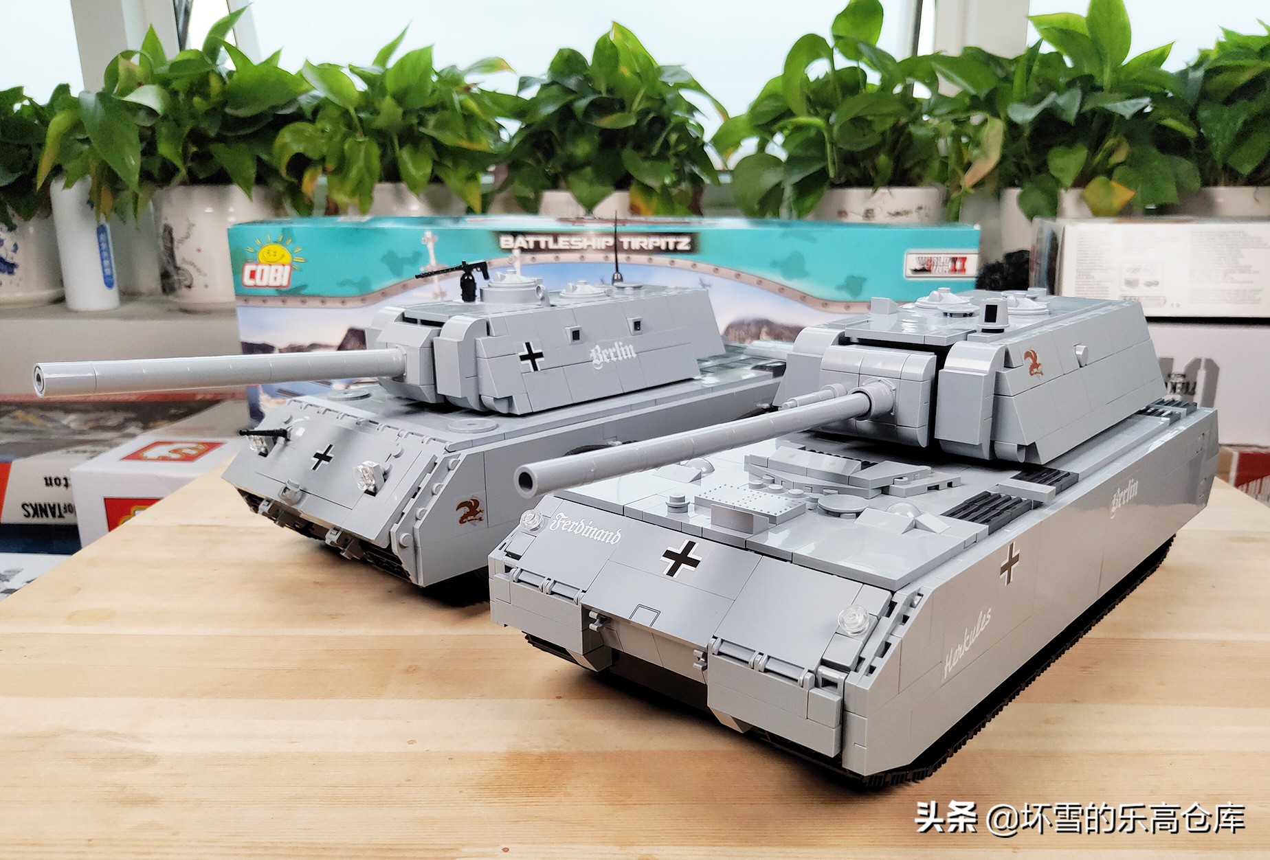 cobi鼠式积木,cobi积木德国坦克进化史