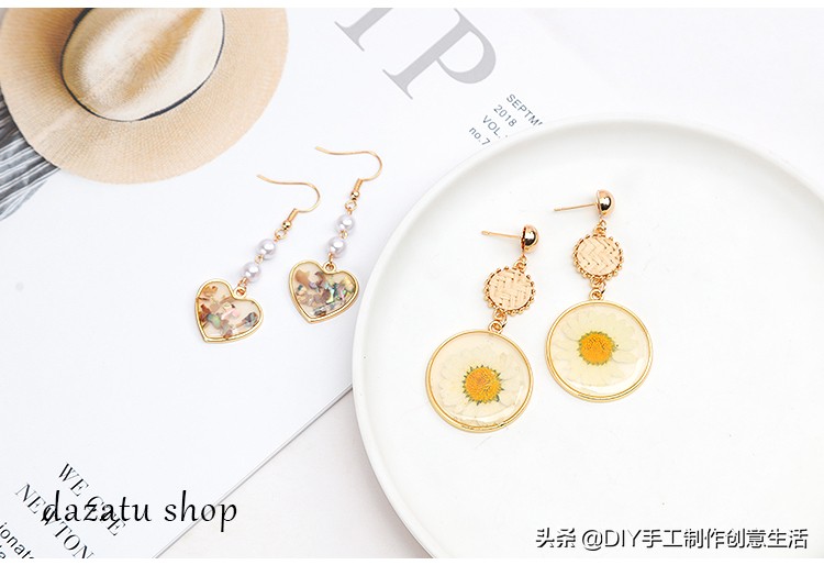 留住春天滴胶手工,怎么用真花做滴胶手工