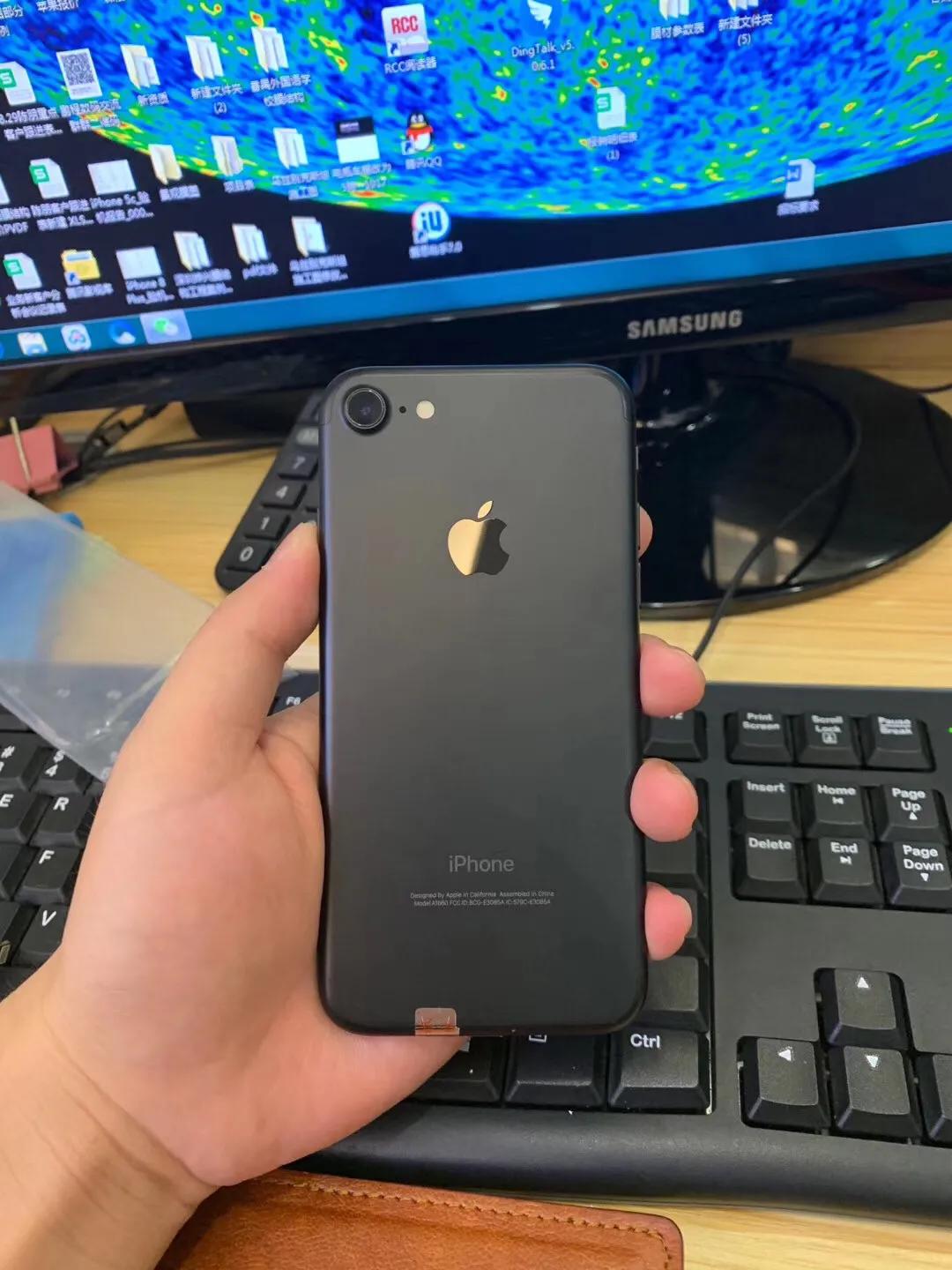 苹果7代45mm 蜂窝版 (苹果7代二手原装无锁128g)