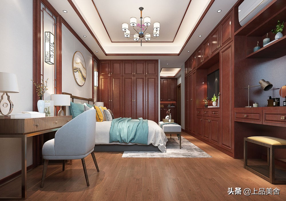 老公不顾老婆反对坚持装中式风，完工效果太震撼，被老婆拿出来晒