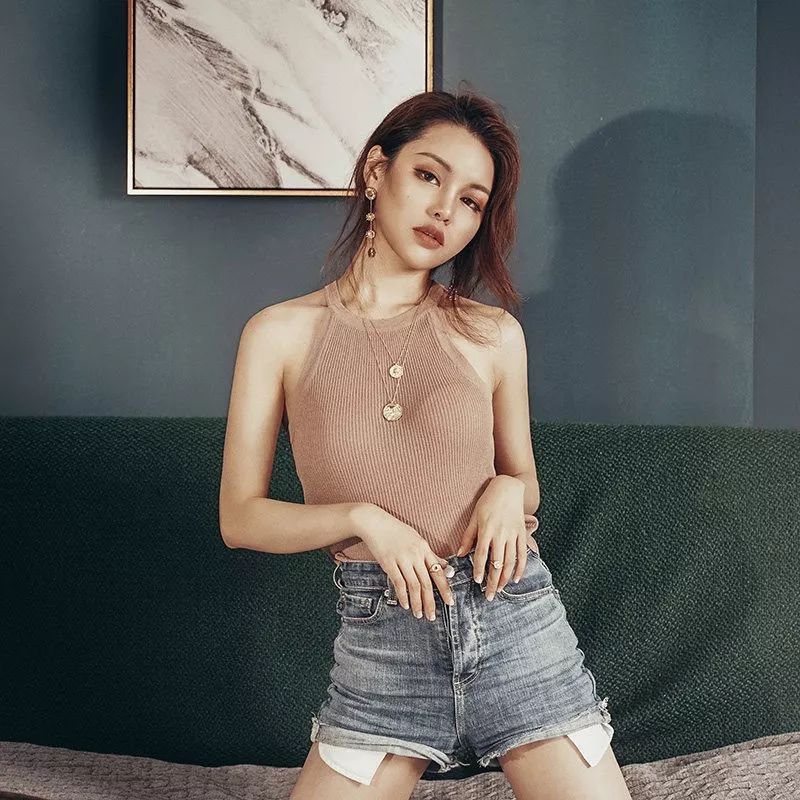 复古金重工项链,复古金项链配纯金吊坠