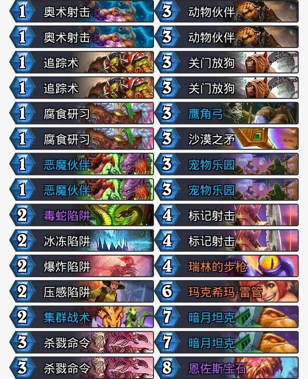 炉石传说酒馆最新版本卡组推荐,炉石传说标准法师套牌组合推荐