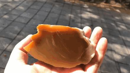 和田玉甜黄糖,和田玉羊脂玉小方糖