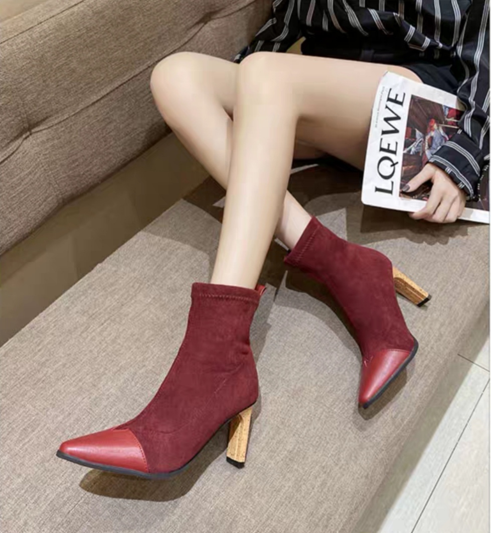 秋季新潮高跟鞋,秋季新款尖头高跟鞋