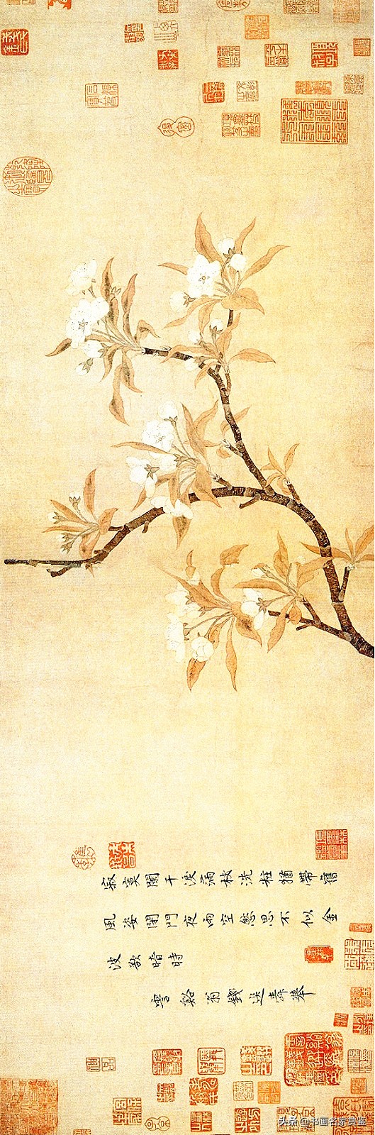 最早推动发扬了在画面上题写诗文，使诗书画合璧，被后世所继承