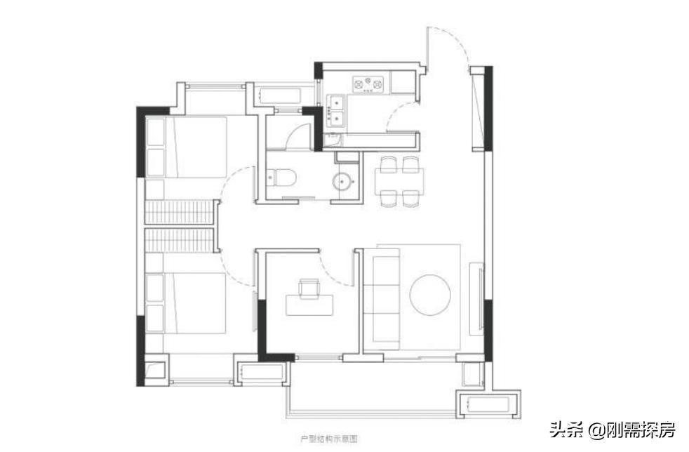 旭辉融信时代江来90平,帝封江和恒大