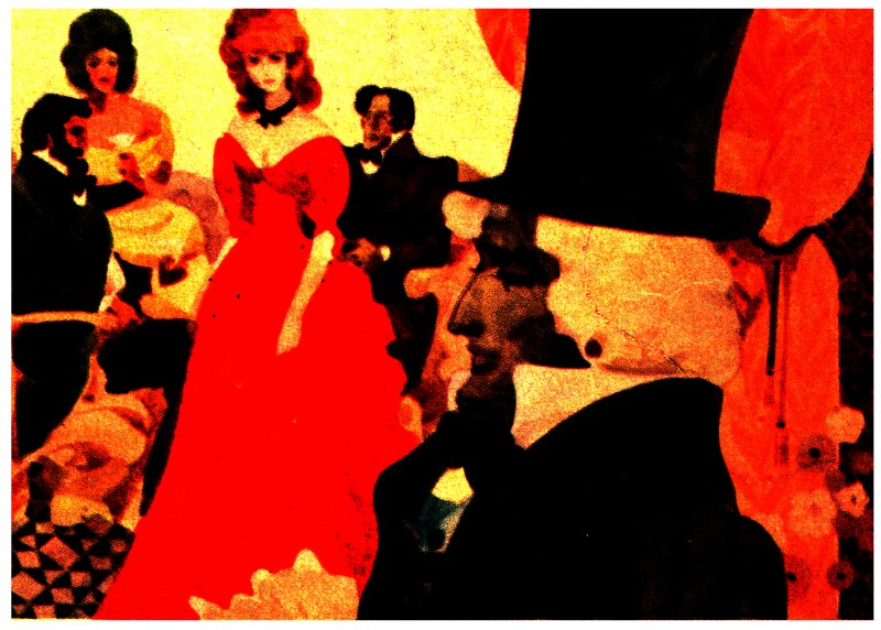 中国短篇连环画百部选欣赏（64）《一场赌博》高燕绘画