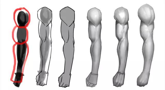 手臂怎么画简单又可爱,怎么画漫画人物手臂教程