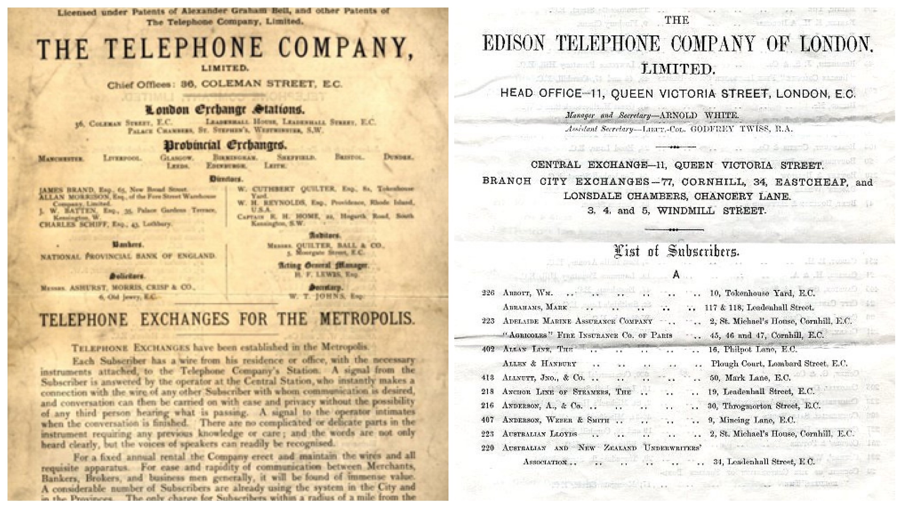 英国电话机原型,英国的电话机