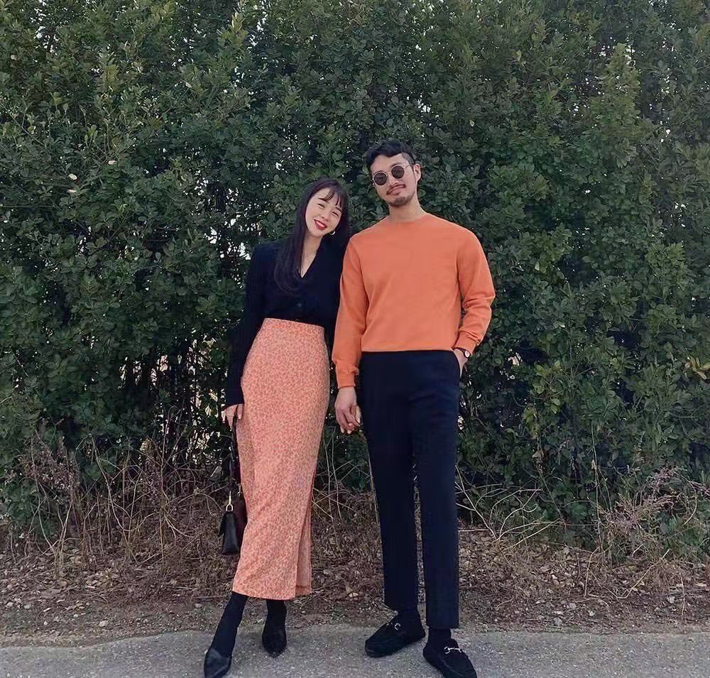 甜甜的情侣装一衣一裙,夏天穿甜甜的情侣装