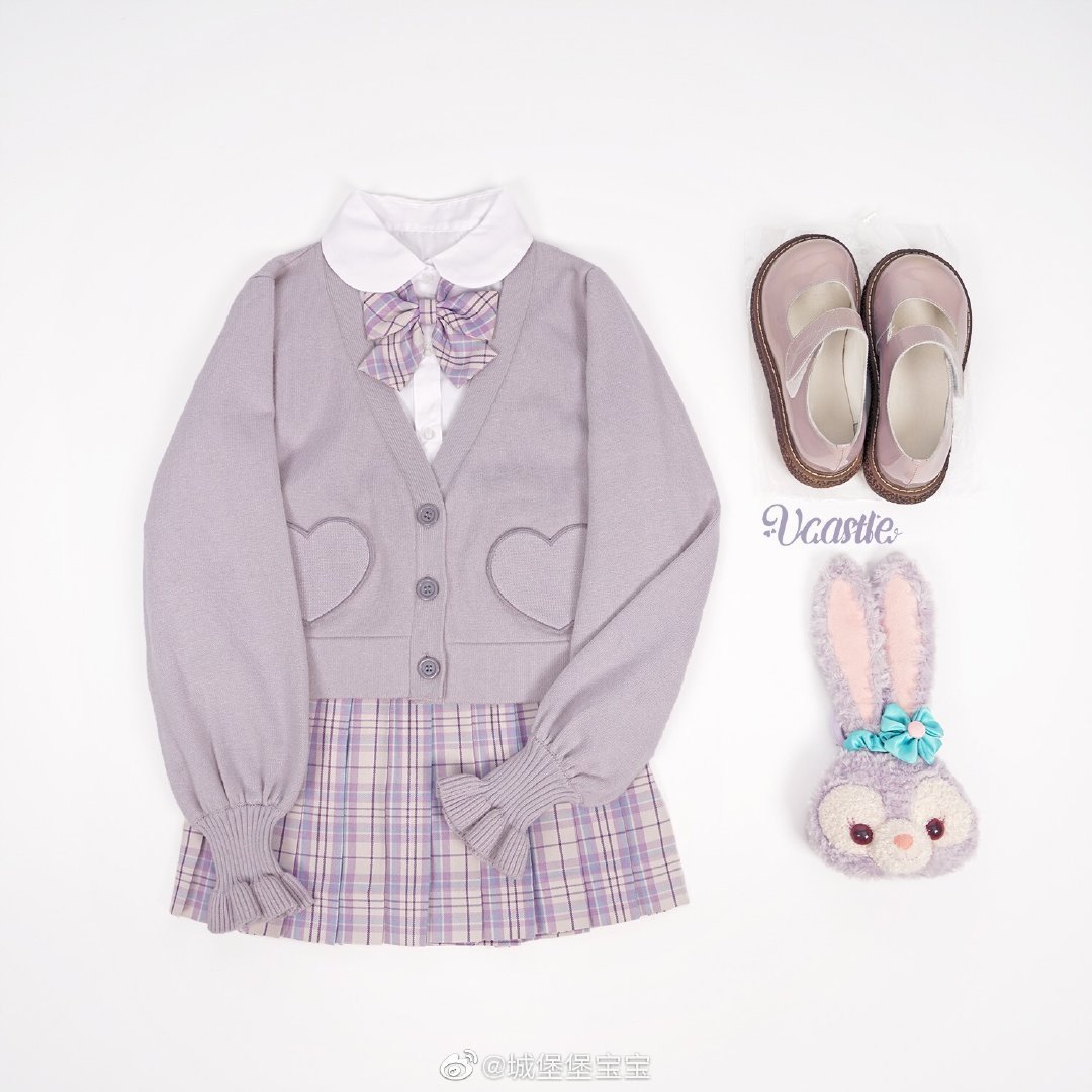 星黛露配紫色jk怎么穿可爱,星黛露新春衣服2019