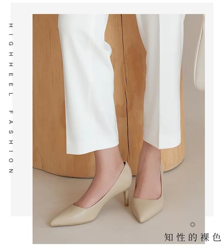 高跟羊皮单鞋不累脚,羊皮高跟凉鞋不累脚