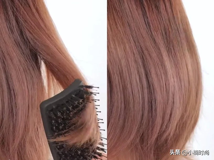 长刘海怎么吹蓬松发型视频教程,发型教程之刘海发根的弧度怎么吹