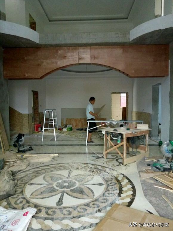 北方农村建房全过程，三层占地150平米，花了50万