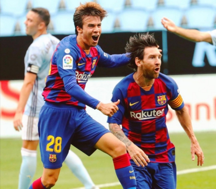 梅西任意球帽子戏法塞尔塔,巴萨vs塞尔塔梅西两次任意球