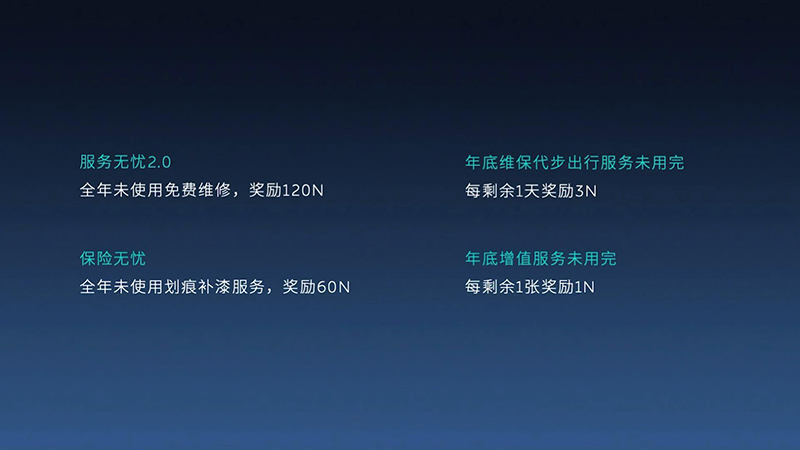 蔚来全部功能与服务,蔚来出险后服务无忧涨价不