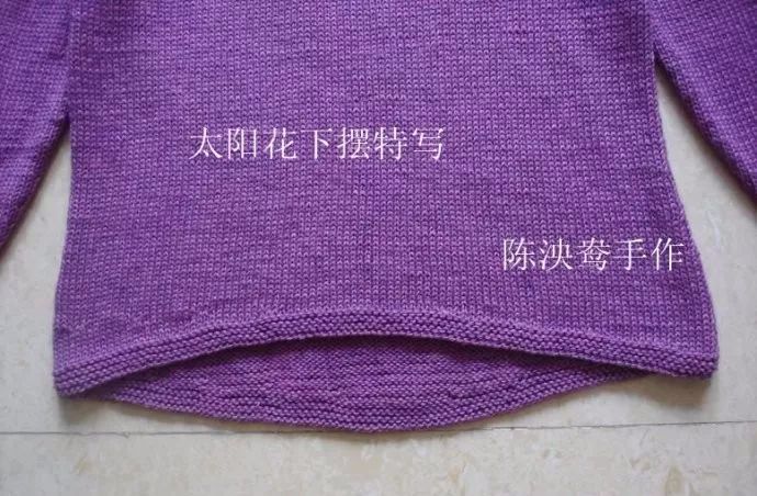 下摆波浪形的裙子织法,下摆连衣裙的织法