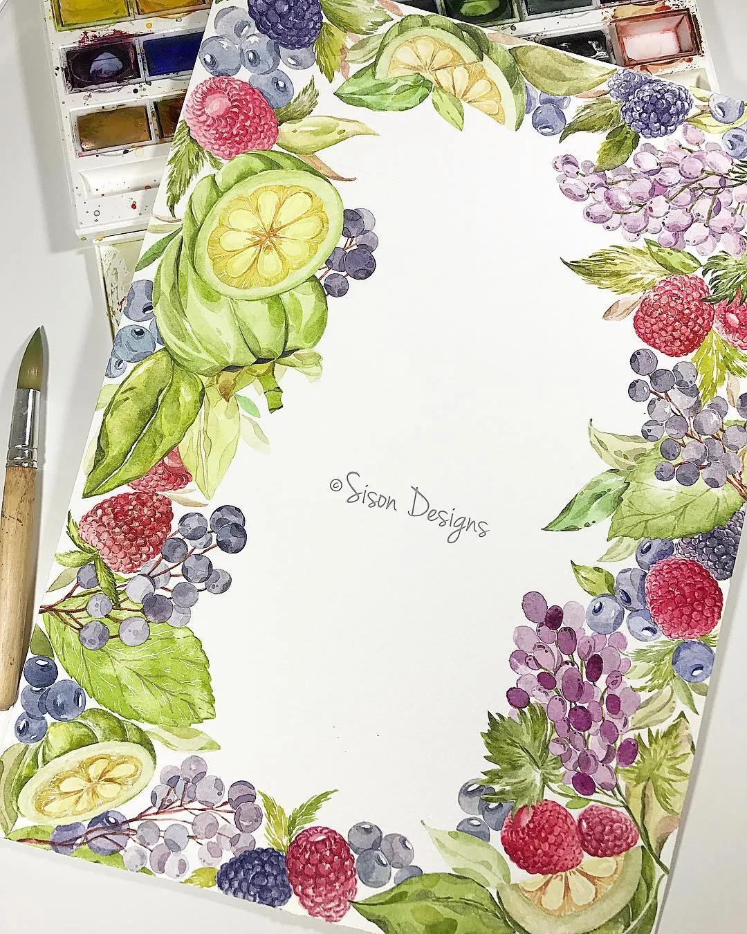 水彩手帐简单教程,水彩笔就能搞定的手账